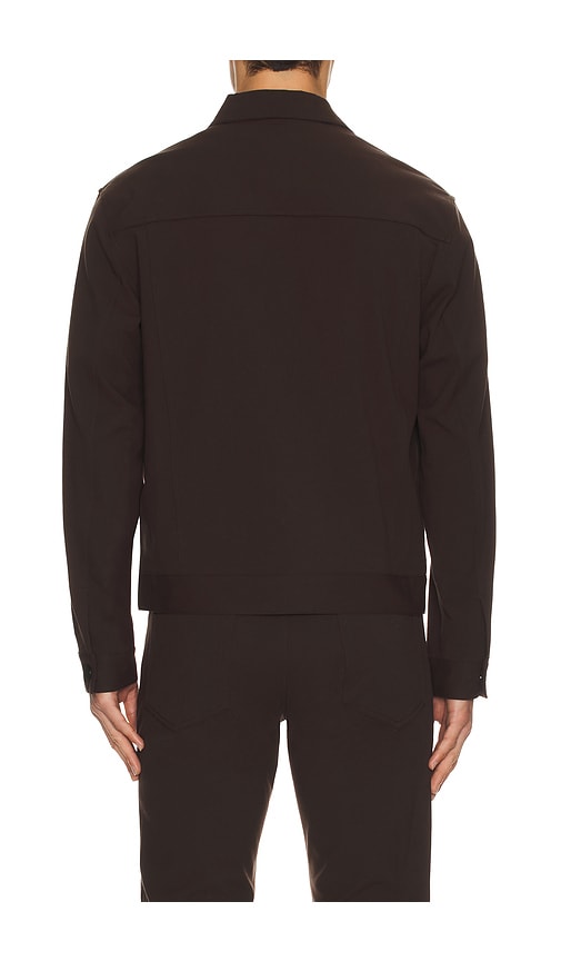 Theory Neoteric Twill River Jacket In Brown