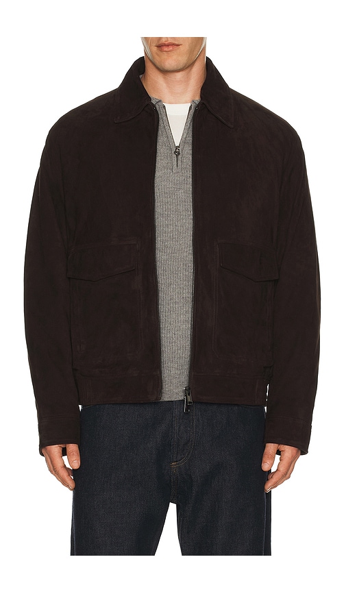 Theory Reece Aviator Bomber Jacket