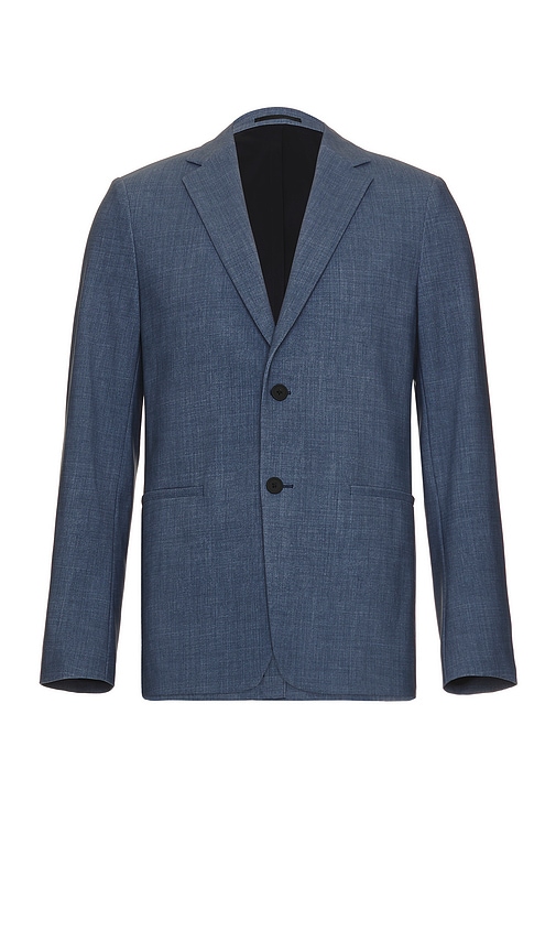 Theory Clinton Jacket In Dusty Blue Mel