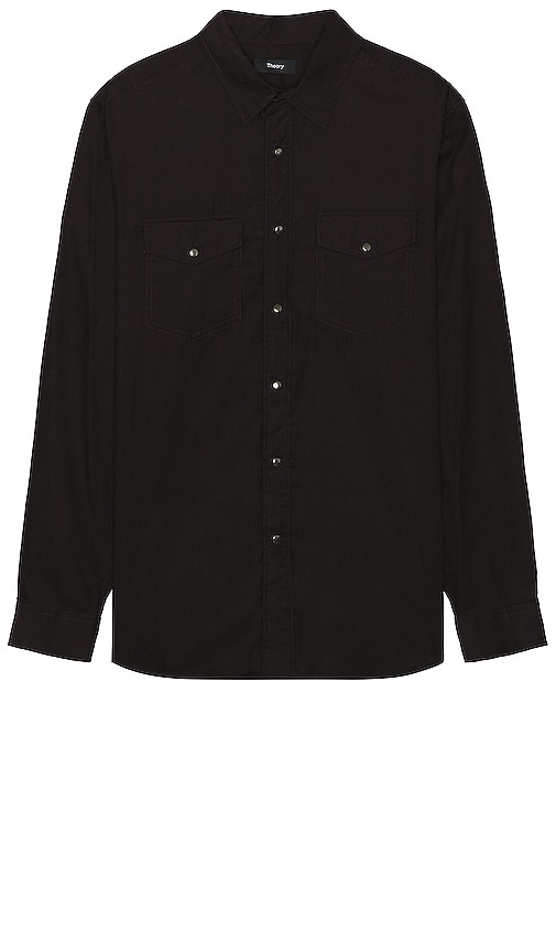Theory Irving Shirt In Mink
