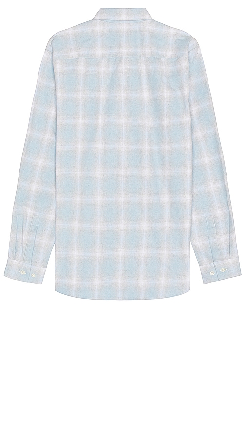 Shop Theory Irving Flannel In Baby Blue