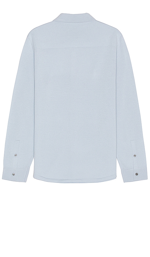 Shop Theory Lorean Shirt In Baby Blue