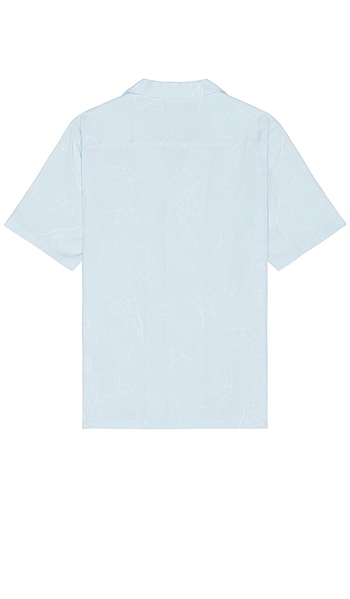 Shop Theory Irving Short Sleeve Shirt In Skylight Multi