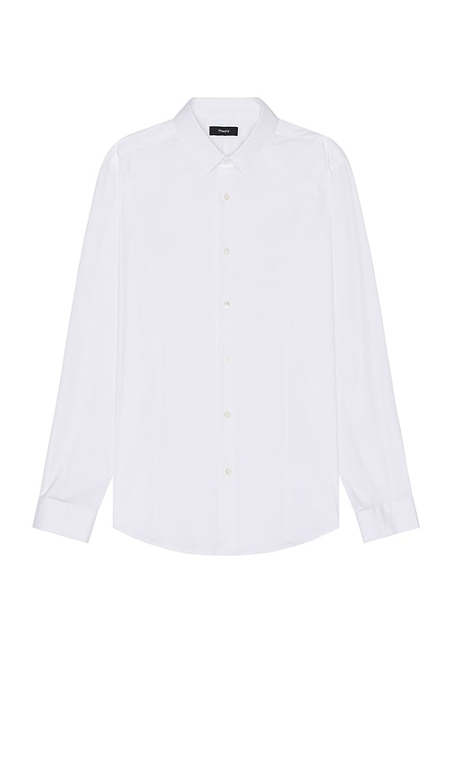 Shop Theory Sylvain Wealth Shirt In 白色