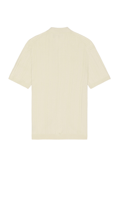 Shop Theory Cairn Short Sleeve Shirt In Beige