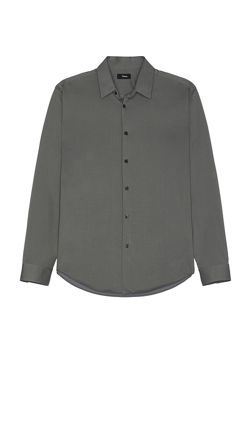 Sylvain Long Sleeve Shirt in Grey. - size XXL/2X (also in L, M, S, XL/1X)