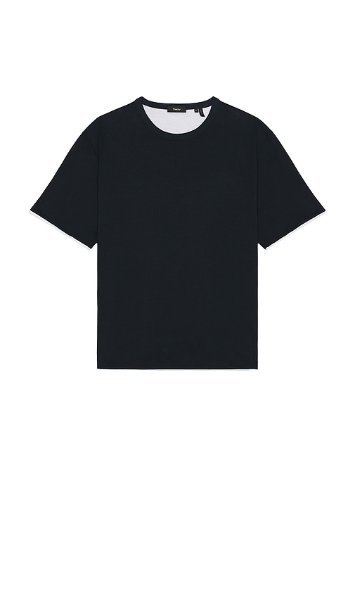 T-SHIRT DOUBLED LAYERED en . Taille L. Also en M, XL/1X, XXL/2X - Theory - Modalova