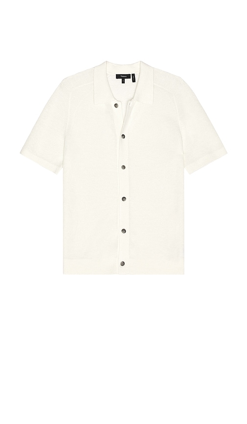 Theory Relaxed Polo In White