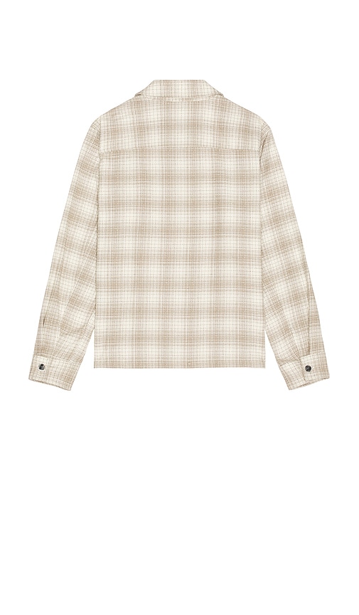 Theory Light Textured Check Shirt In Multi