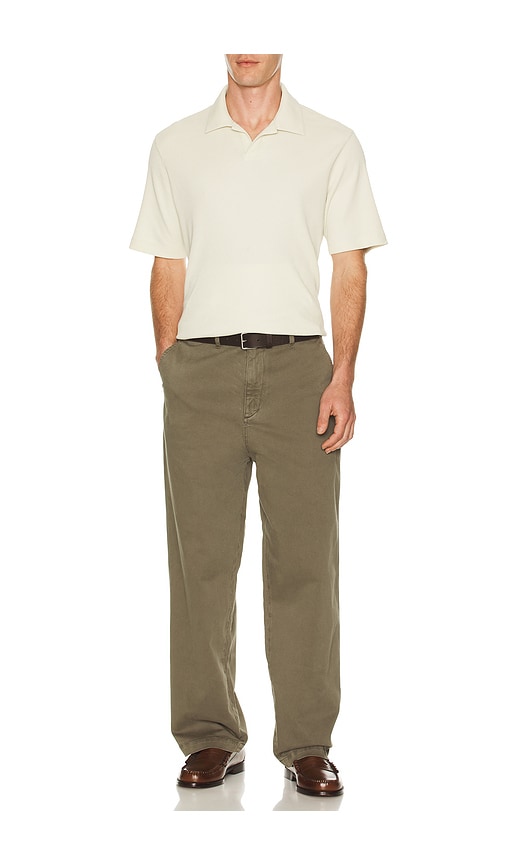  Theory Polohemd Soft Waffle In Beige. Größe S. Also In Xl/1x, Xxl/2x. 