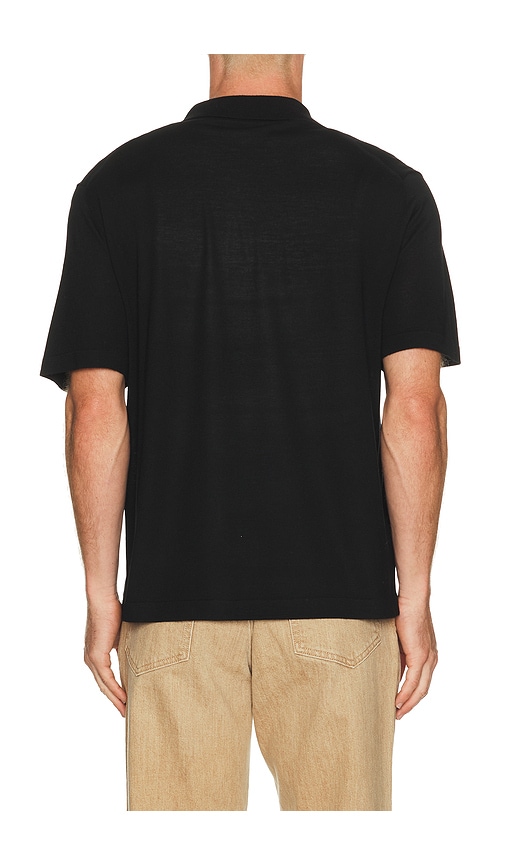 Theory Regal Merino Relaxed Button Down In Brown