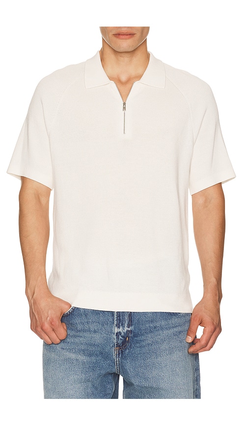 Theory Short Sleeve Zip Polo en White Taille S Also en M L XL1X XXL2X 251 €