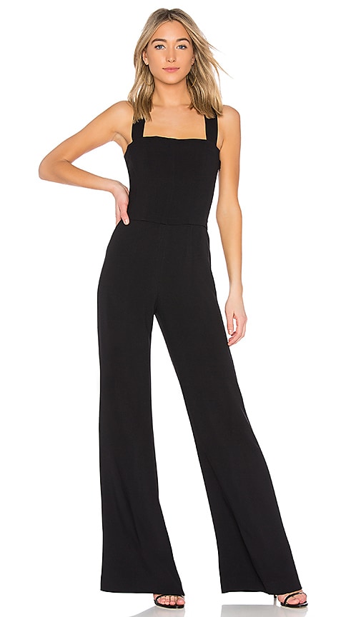 bustier jumpsuit black