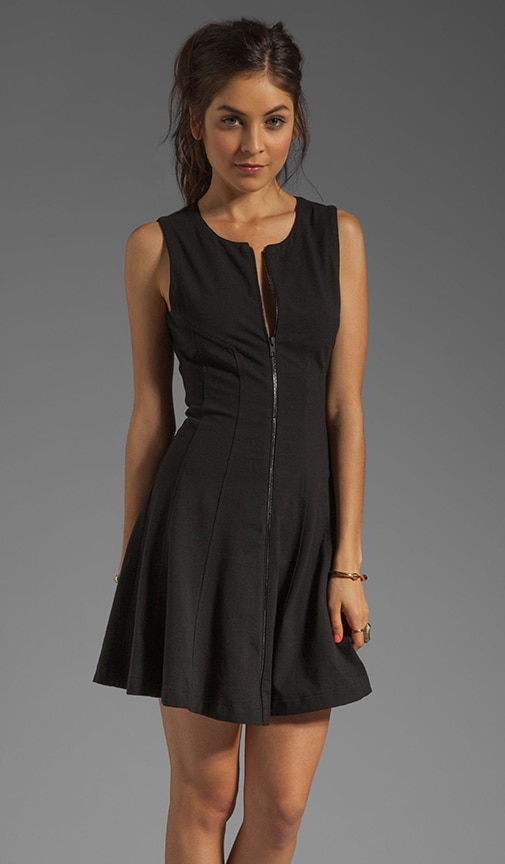 Ode Bonbi B Zipper Jersey Dress