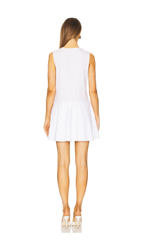  Theory ärmelloses Button-down-minikleid In White. Größe M. Also In Xl. 