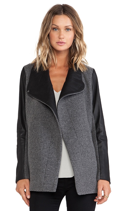 Theory Naomo Jacket in Charcoal