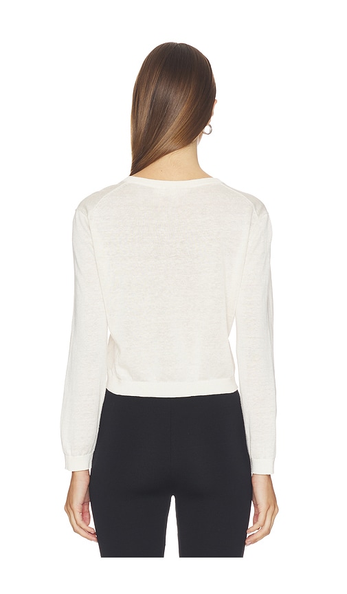  Theory Cardigan In Cropped-länge In Ivory. Größe S. Also In Xs, M, L. 