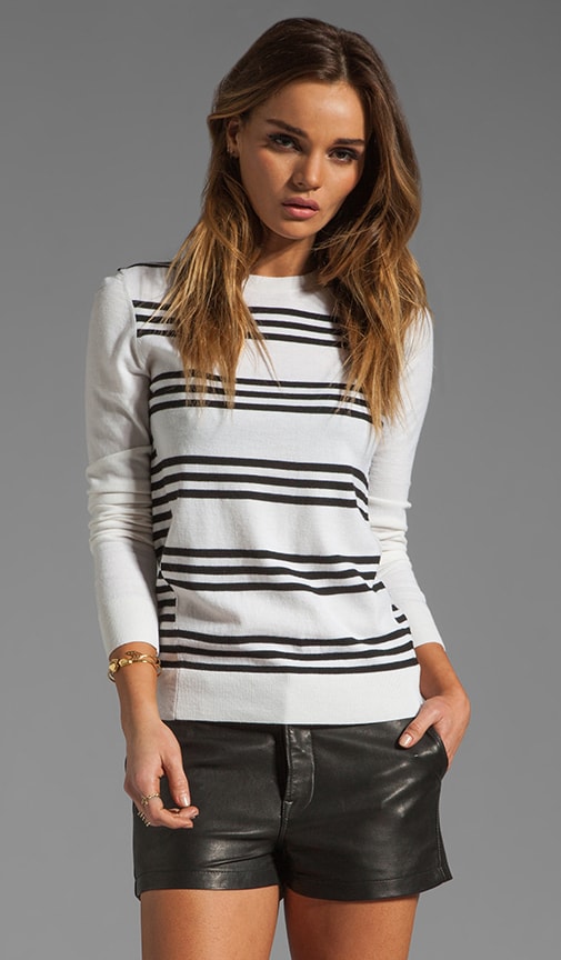 Evian Stretch Tommie FS Striped Sweater
