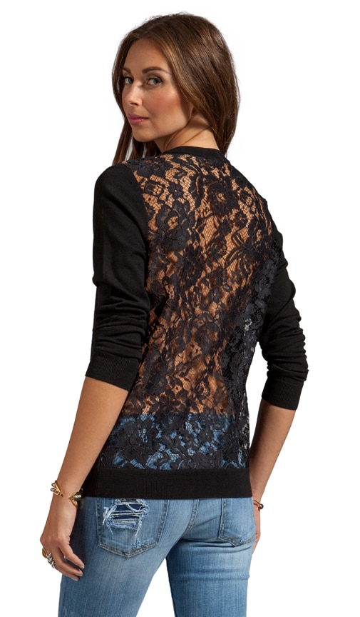 Jaidyn LC Sweater with Lace Back