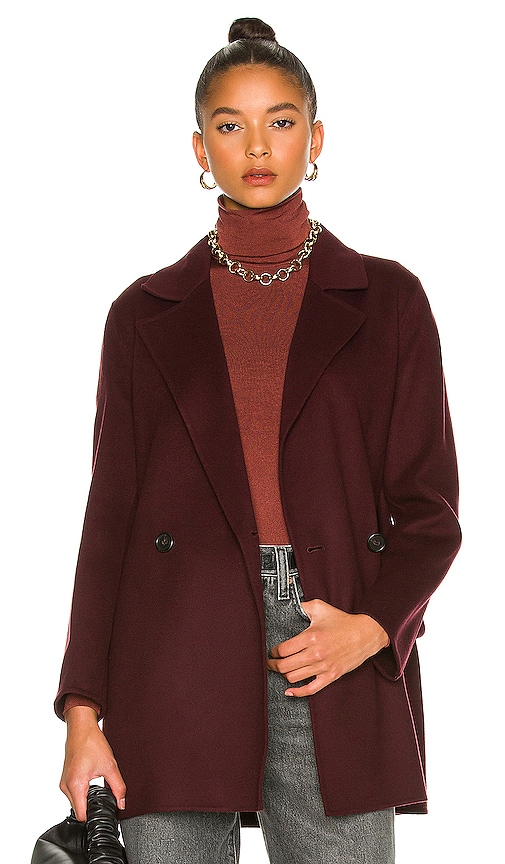 Theory Clairene Jacket in Merlot | REVOLVE