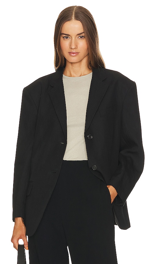 Theory Galena Boxy Oversized Jacket in Black