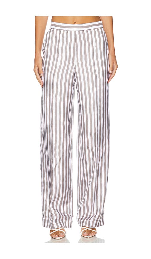 Shop Theory The Relax Straight Pull On Pant In Cinder Multi