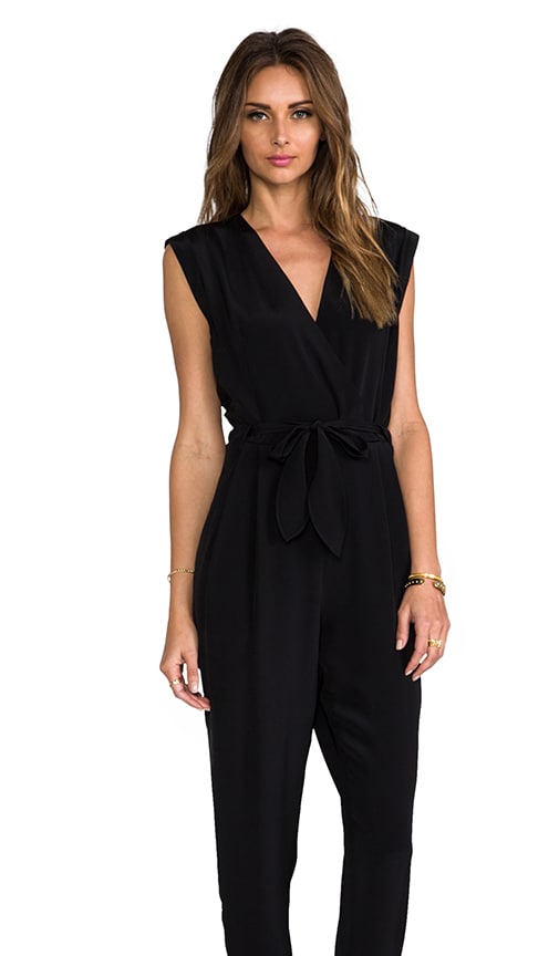 Theory Selection Pavona Jumpsuit in Black | REVOLVE