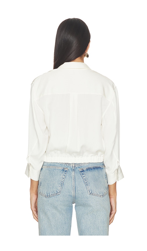  Theory Kurzarmshirt Mit Dreiviertelärmeln In Ivory. Größe S. Also In M, L, Xl. 
