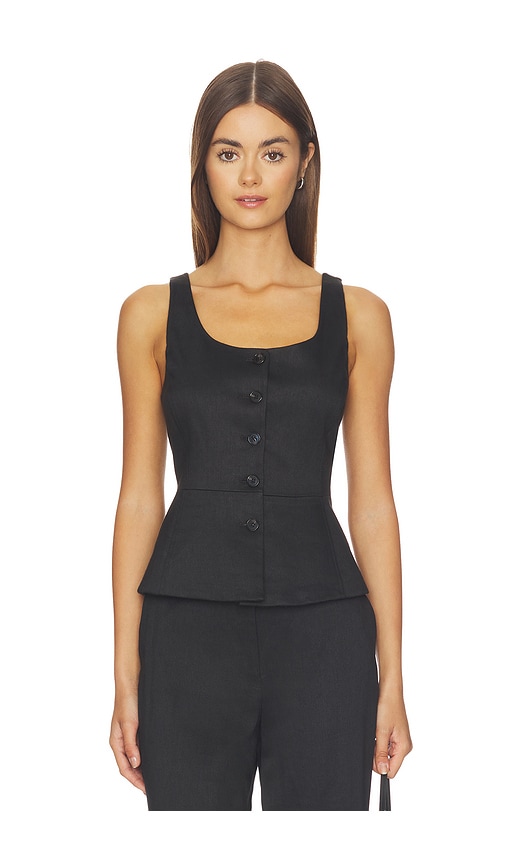 Theory GILET PPLUM en Black Taille 8 Also en 0 4 386 €