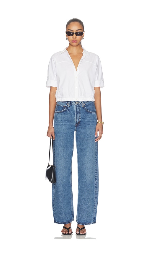 Theory Elastic Short Sleeve Shirt | Thumbnail 4