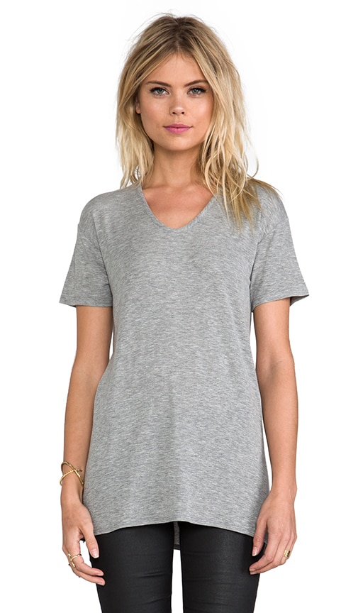 Daga SS Ribbed Viscose Tee