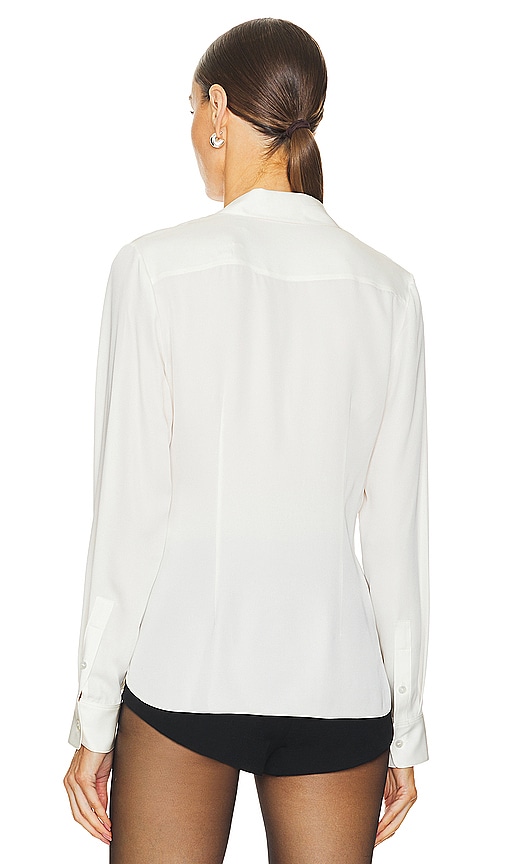  Theory Geknöpftes Hemd In Ivory. Größe Xs. Also In S, M, Xl, L. 