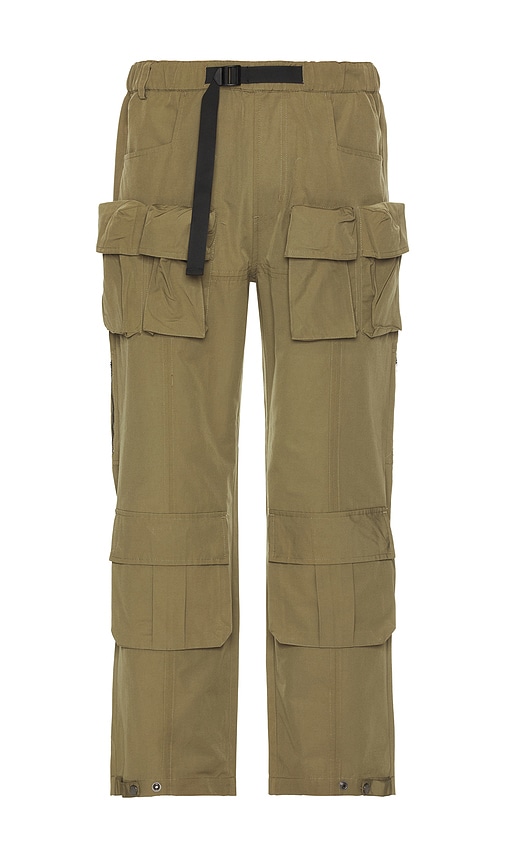 Shop The Hundreds Wide Cargo Pants In Olive