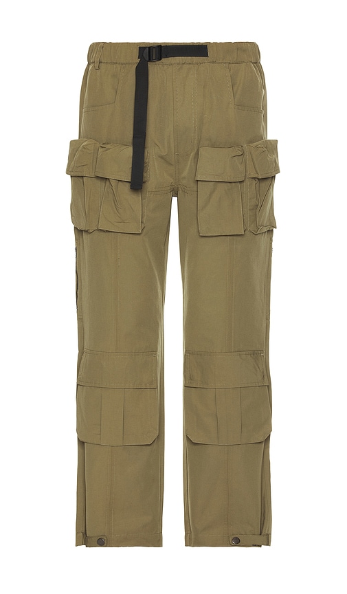 Shop The Hundreds Wide Cargo Pants In Olive