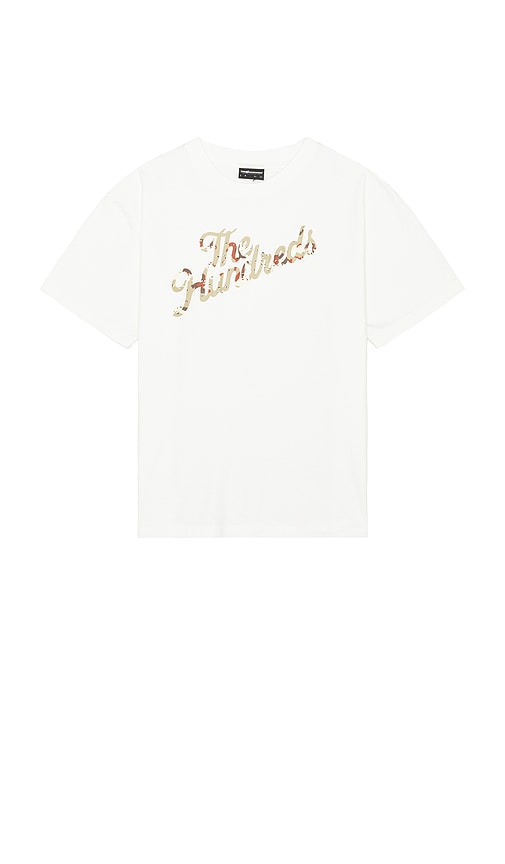 Delta Slant T-Shirt in Cream. - size XL/1X (also in L, M, S)