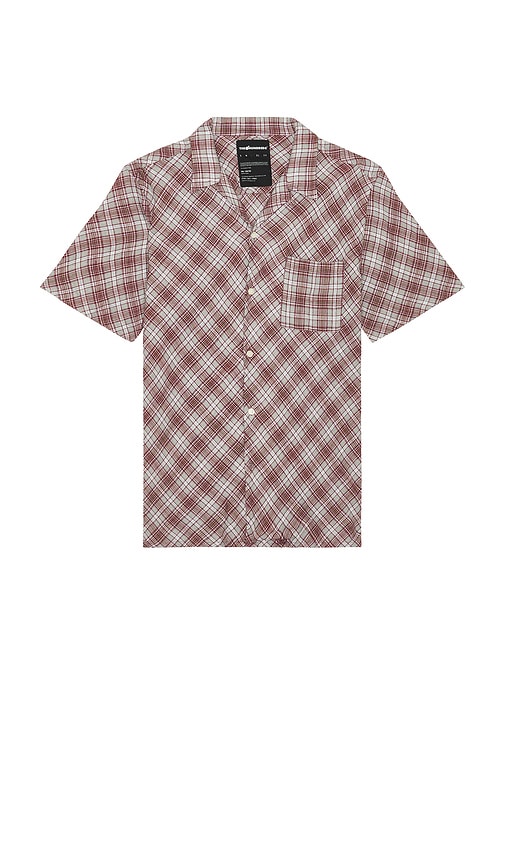 Terrace Woven Shirt in Burgundy. - size XL/1X (also in L, M, S)