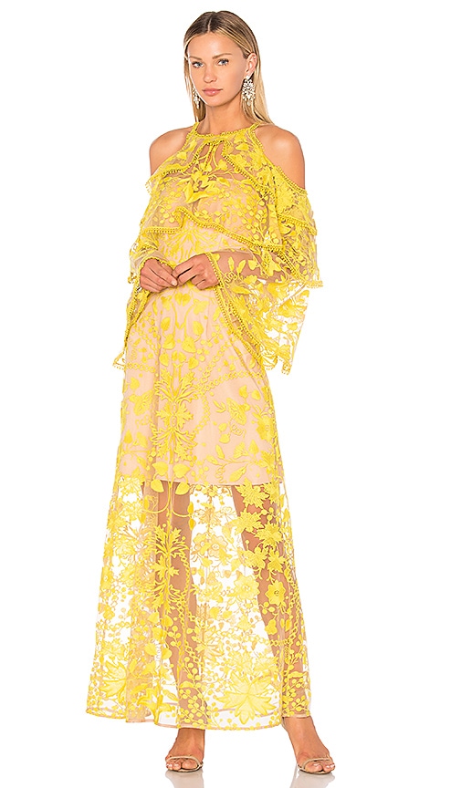 Thurley yellow 2024 lace dress