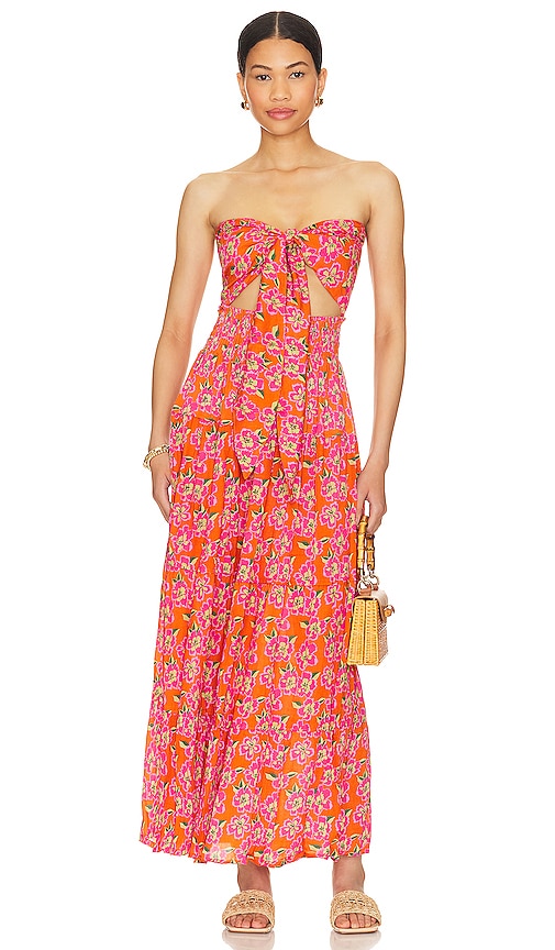 Tiare Hawaii Moana Maxi Dress in Poipu Rust