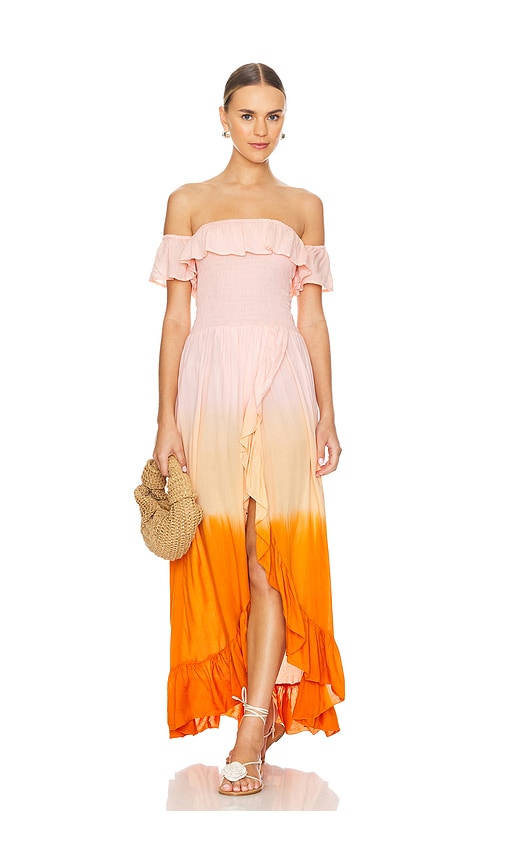 Shop Tiare Hawaii Mackenna Maxi Dress In Dawn Ombre