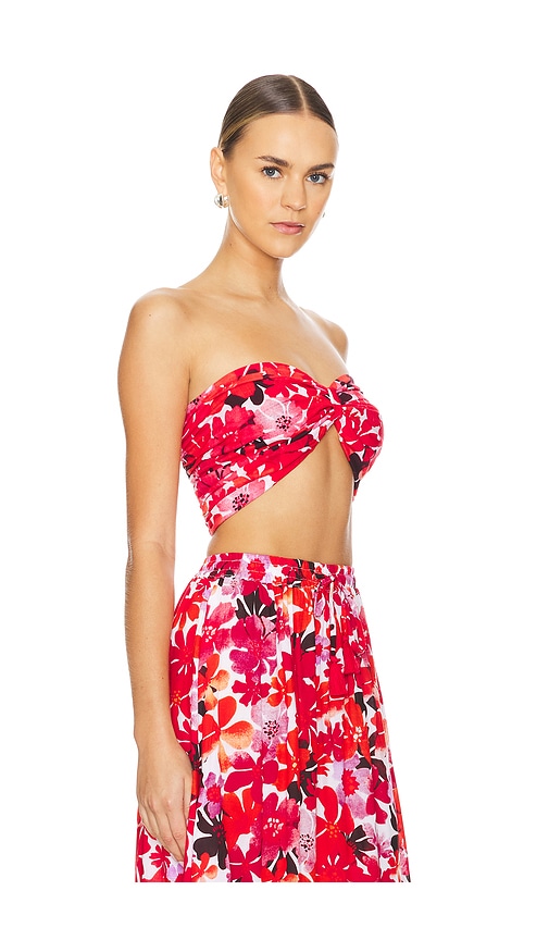 Shop Tiare Hawaii Capri Top In Red