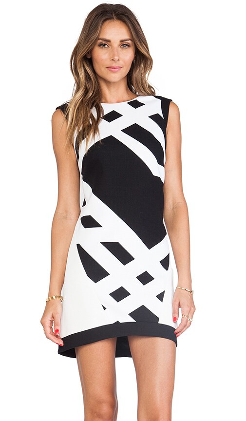 Cotton and Neoprene Sleeveless Dress
