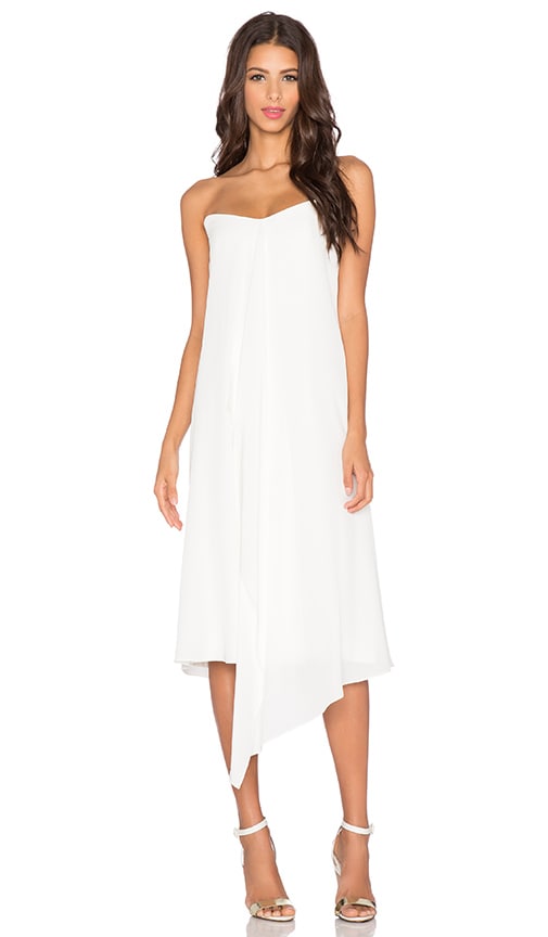 tibi strapless dress