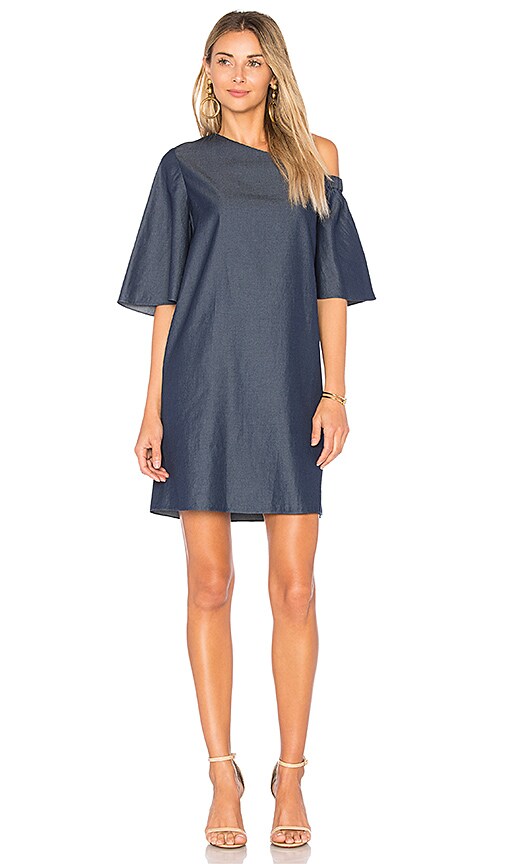 tibi denim dress