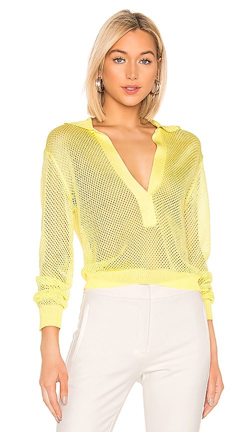 Tibi hot sale yellow sweater