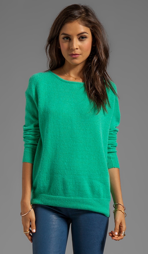 Ribbed Raglan Sweater