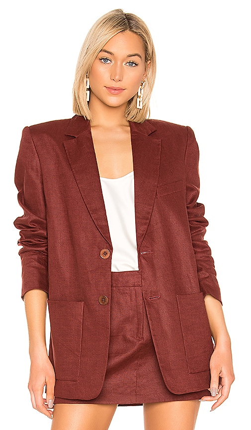 Linen Canvas Blazer