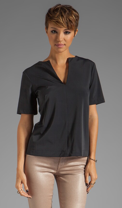 Tech Knit Split Neck Tee
