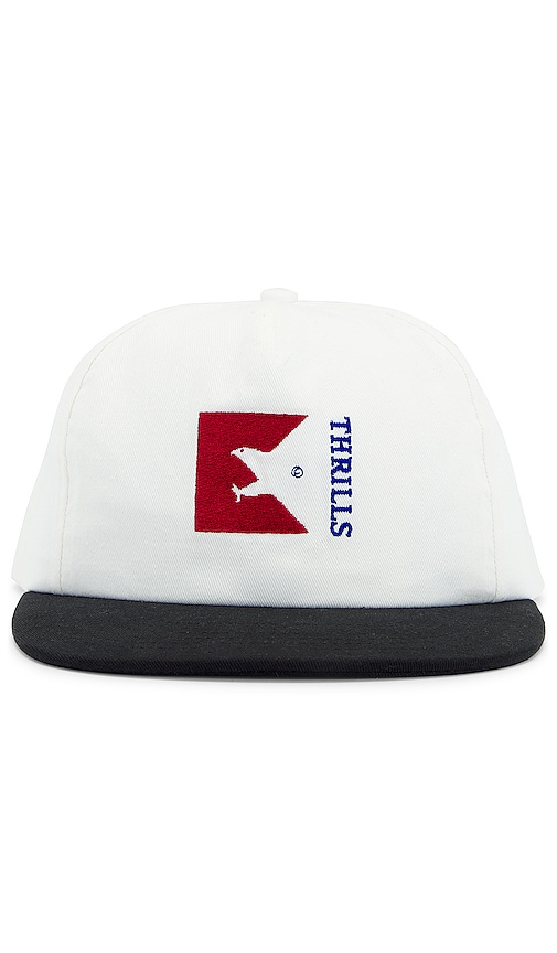 Thrills United For All 5 Panel Cap In White
