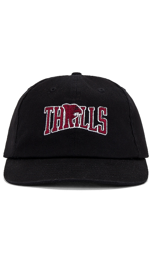 Thrills Stand Firm 6 Panel Cap In 黑色
