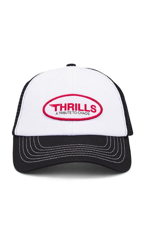 Shop Thrills Tribute To Chaos Trucker Hat In Black